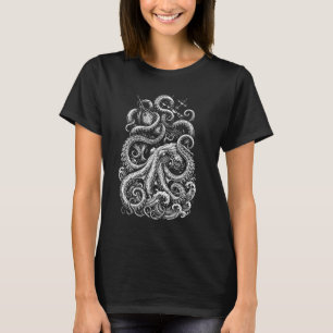 Camiseta Kraken e o navio