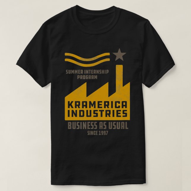 Camiseta Kramerica Industries Summer Internship Program [di (Frente do Design)