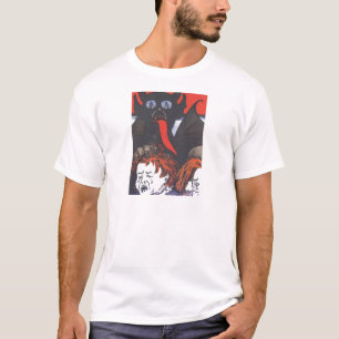 Camiseta Krampus Castigando Crianças