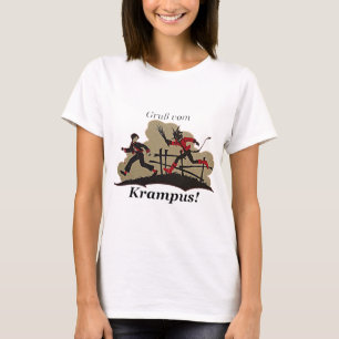 Camiseta Krampus Chases Kid