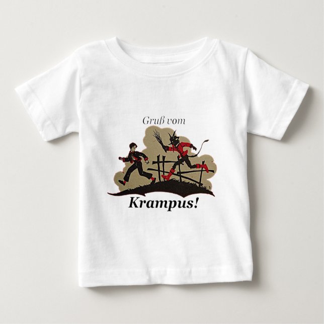 Camiseta Krampus Chases Kid (Frente)
