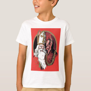 Camiseta Krampus do Natal Vermelho