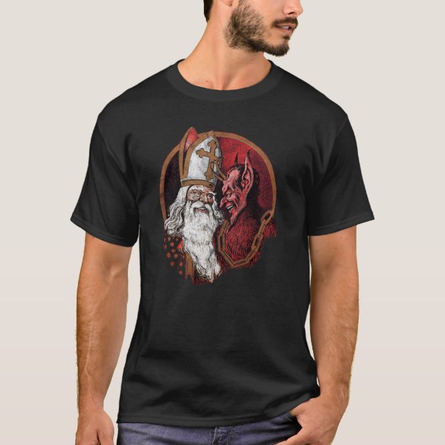 Camiseta Krampus e Papais noeis (Frente)