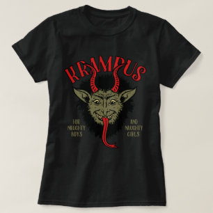Camiseta Krampus enfrenta impertinente