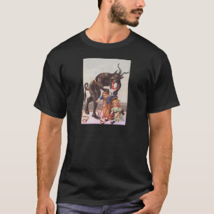 Camiseta Krampus Sequestrando Crianças