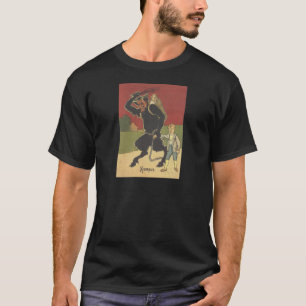 Camiseta Krampus Sequestrando Crianças