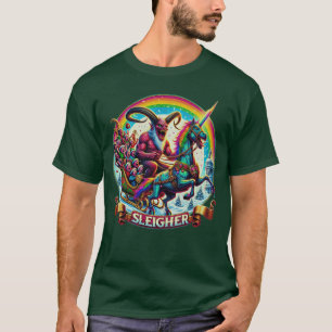 Camiseta Krampus Unicórnio Demônio Terror Natal Vá