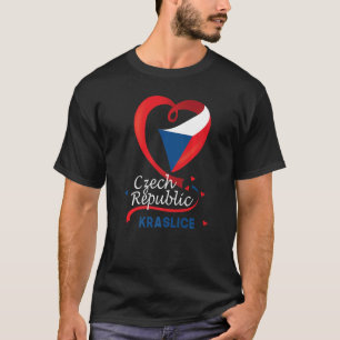 Camiseta Kraslice República Checa Sinalizador Cardíaco Casa