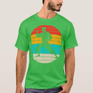 Camiseta Krate Fighter Vintage Karateka Sunset MMA