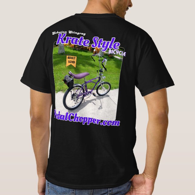 Camiseta Krate Style Bike Para Adultos (Verso)
