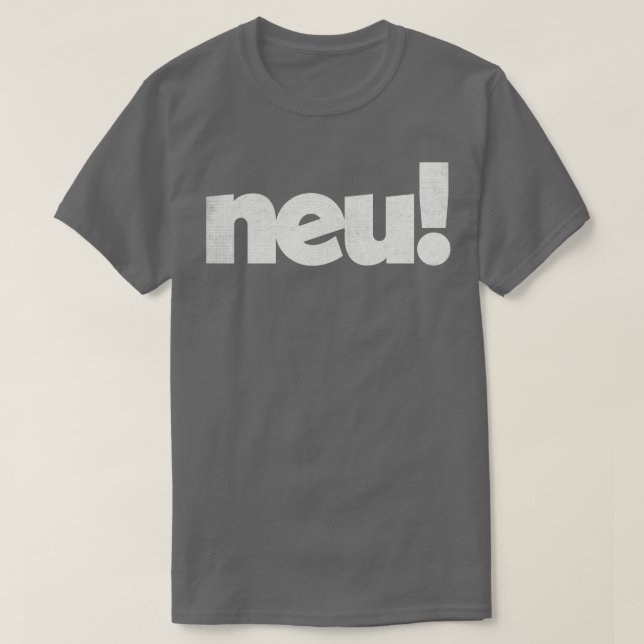 Camiseta Krautrock - Design de Tipografia de Estilo Desvane (Frente do Design)