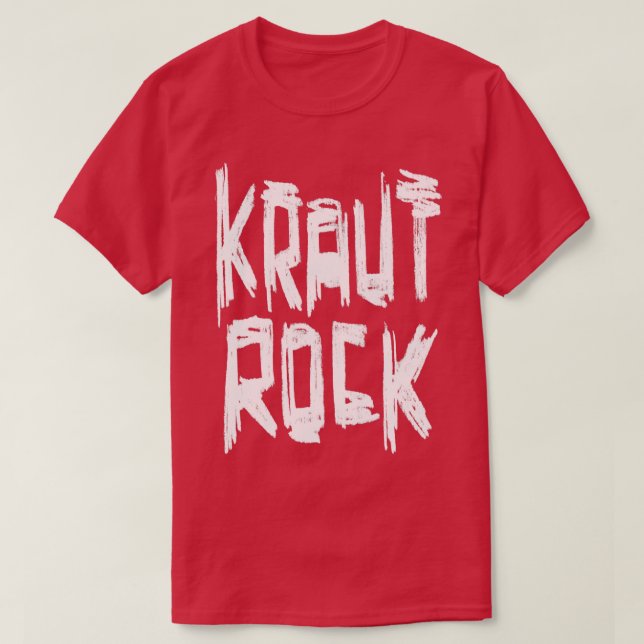 Camiseta Krautrock Kraut Rock (Frente do Design)