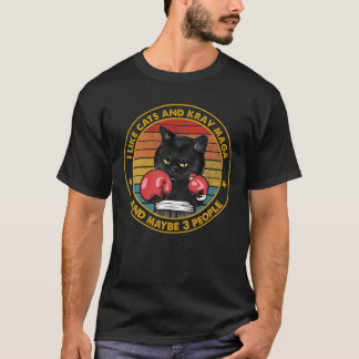 Camiseta Krav Maga Cat Tee Martial Arts Israel Forc