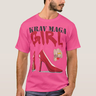 Camiseta Krav Maga Girl Mixou Artes Marciais Mulheres Trein