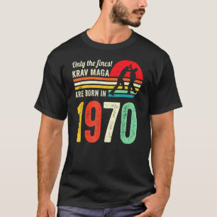 Camiseta Krav Maga Martial Arts Mma Fighter 1970 Retro Bi