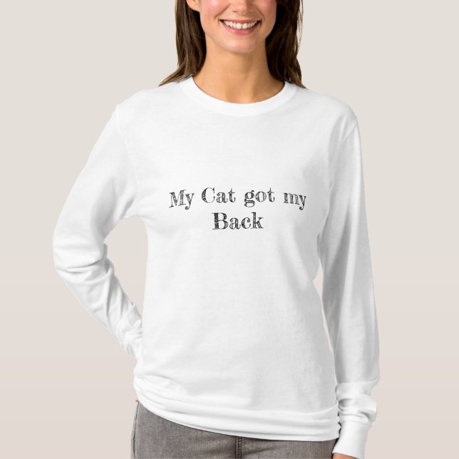 Camiseta Kreative Katzenkopf Illustration (Frente)