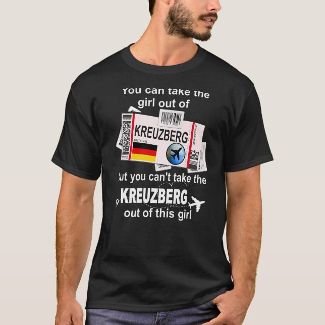 Camiseta Kreuzberg - Cartão de embarque - Kreuzberg Girl -  (Frente)