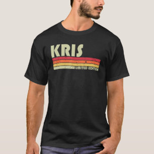 Camiseta KRIS Gift Name Personalizado Funny Retro Vintage B
