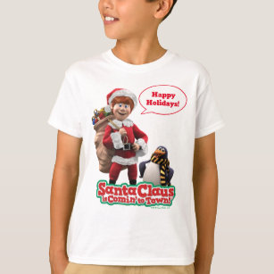 Camiseta Kris Kringle & Topper Delivering Toys
