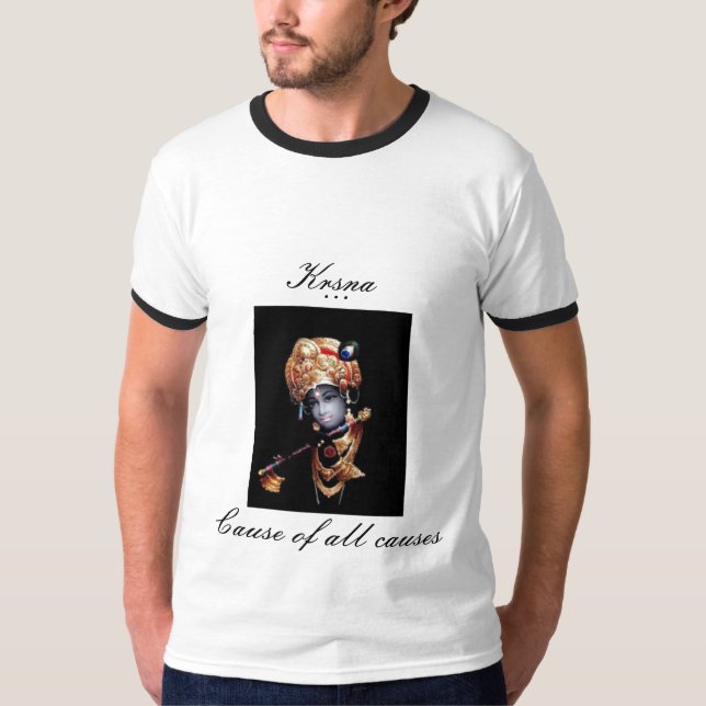 Camiseta Krishna-Causa de tudo causas (Frente)