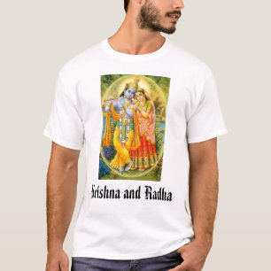 Camiseta Krishna e Radha, Krishna e Radha