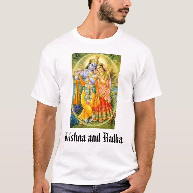 Camiseta Krishna e Radha, Krishna e Radha (Frente)