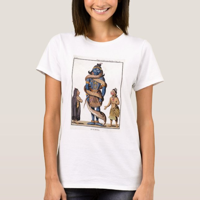 Camiseta Krishna espremida pela Serpente Kaliya, de Voya (Frente)