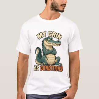 Camiseta Krokodil – My Grin Has Conditions