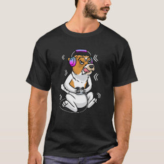 Camiseta Kromfohrländer Dog Video Gamer Vídeo Jogos Kromi
