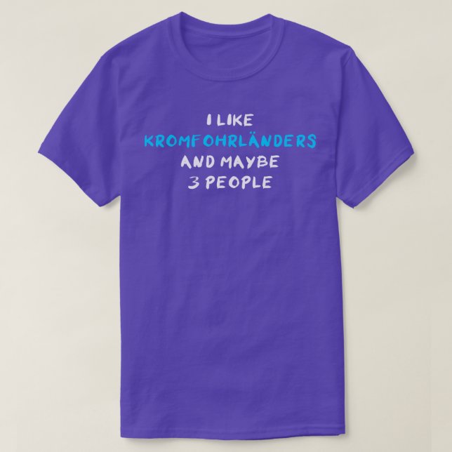 Camiseta Kromfohrlnder Funny (Frente do Design)