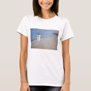 Camiseta Kroyer - Noite de Verão em Skagen Beach