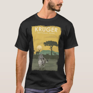 Camiseta Kruger National Park Poster de viagens África do S