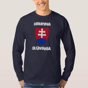 Camiseta Krupina, Eslováquia com brasão de armas