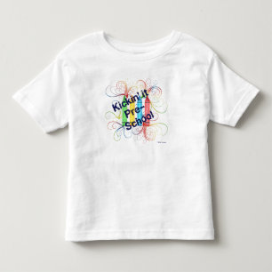 Camiseta KRW Kickin pré-escolar desenha o Grunge