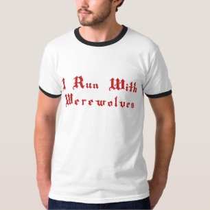 Camiseta KRW que eu funciono com homens-lobo