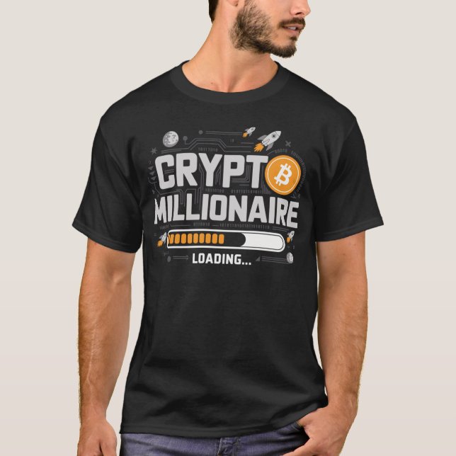 Camiseta Krypto-Millionär lädt (Frente)