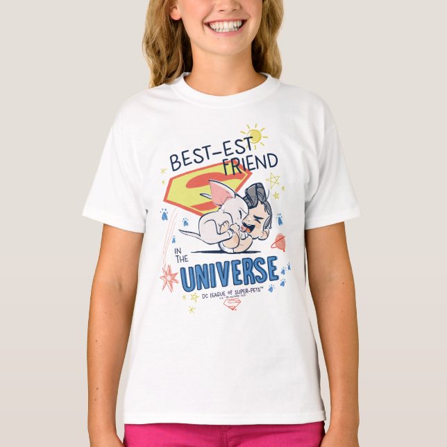 Camiseta Krypto & Superman: Melhor Amigo do Universo (Frente)