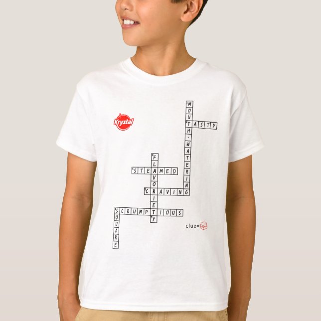 Camiseta Krystal Crossword (Frente)