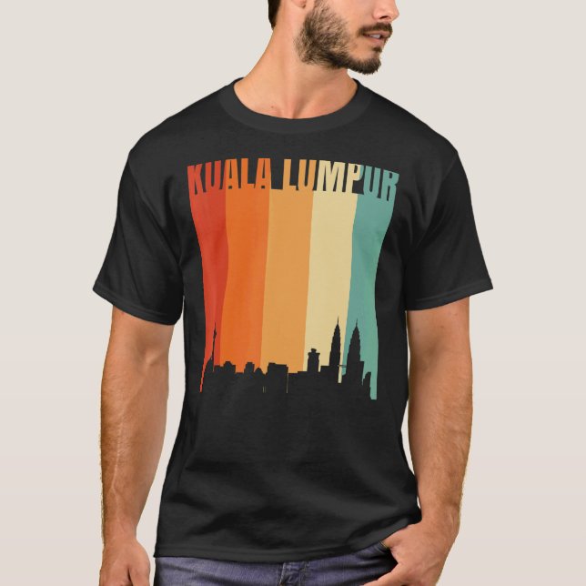 Camiseta Kuala Lumpur Skyline (Frente)