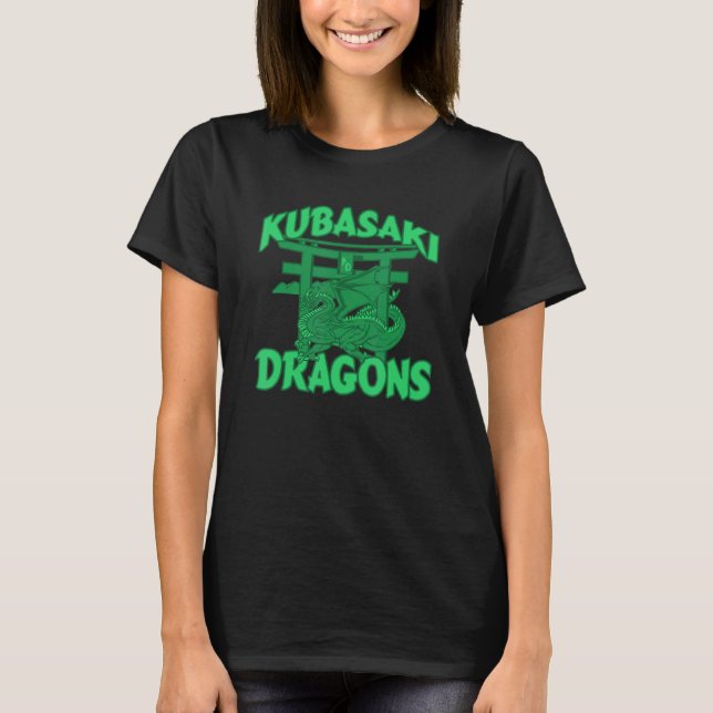 Camiseta Kubasaki High Dragon Kubasaki Okinawa Japão 沖 縄 ク  (Frente)