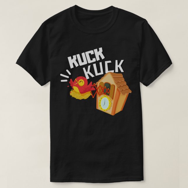 Camiseta Kuck Kuck Schwarzwald Uhr Lustiges Schwaben Motive (Frente do Design)