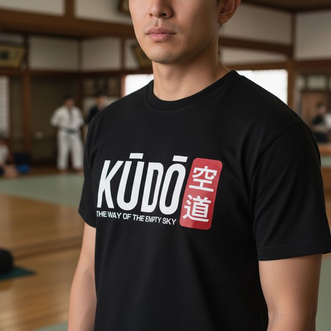 Camiseta Kudo – Minimal Japanese Martial Arts Emblem (Criador carregado)