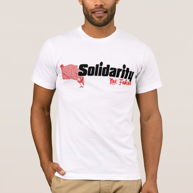 Camiseta Kuffiya: Solidariedade, não forma (Frente)