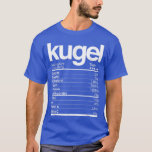 Camiseta Kugel Nutritional Fatos Judeus Hanukkah Chanukah P<br><div class="desc">Kugel Nutritional Fatos Judeus Hanukkah Chanukah Fala Comidas T-Shirt.</div>