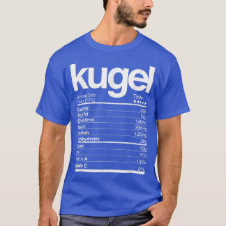 Camiseta Kugel Nutritional Fatos Judeus Hanukkah Chanukah P