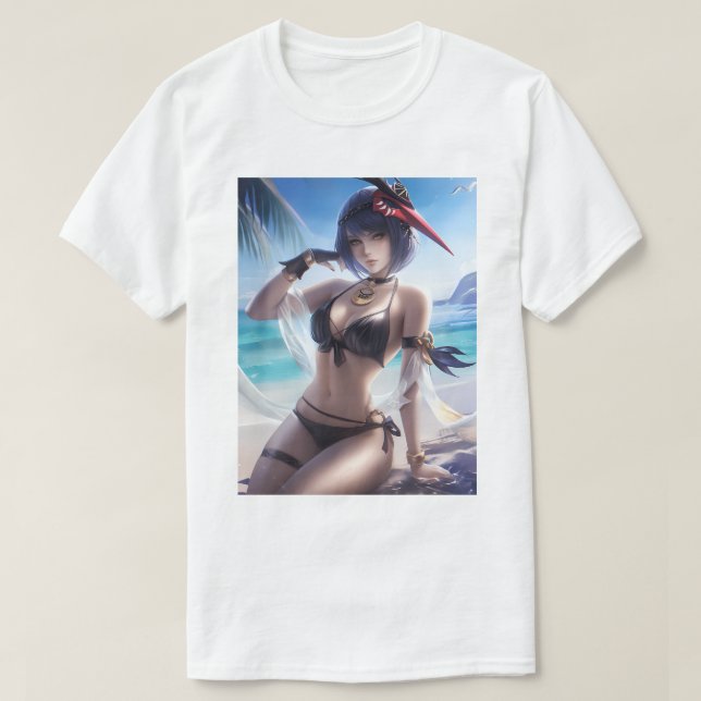 Camiseta Kujou Sara Swimcase 163 (Frente do Design)
