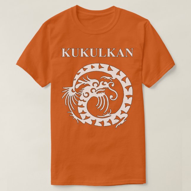 Camiseta Kukulkan Antigo Deus Serpente Maia (Frente do Design)