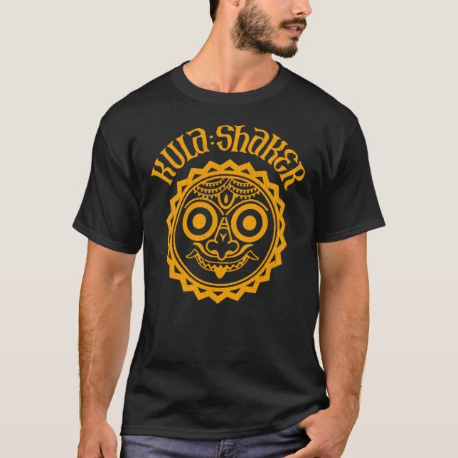 Camiseta Kula Shaker - Estilo de Vintage 90S Essencial (Frente)
