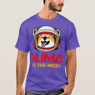Camiseta Kuma Para A Lua Kuma Inu Token Astronaut Hodler