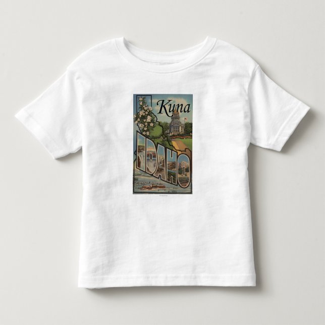 Camiseta Kuna, letra ScenesKuna de IdahoLarge, (Frente)